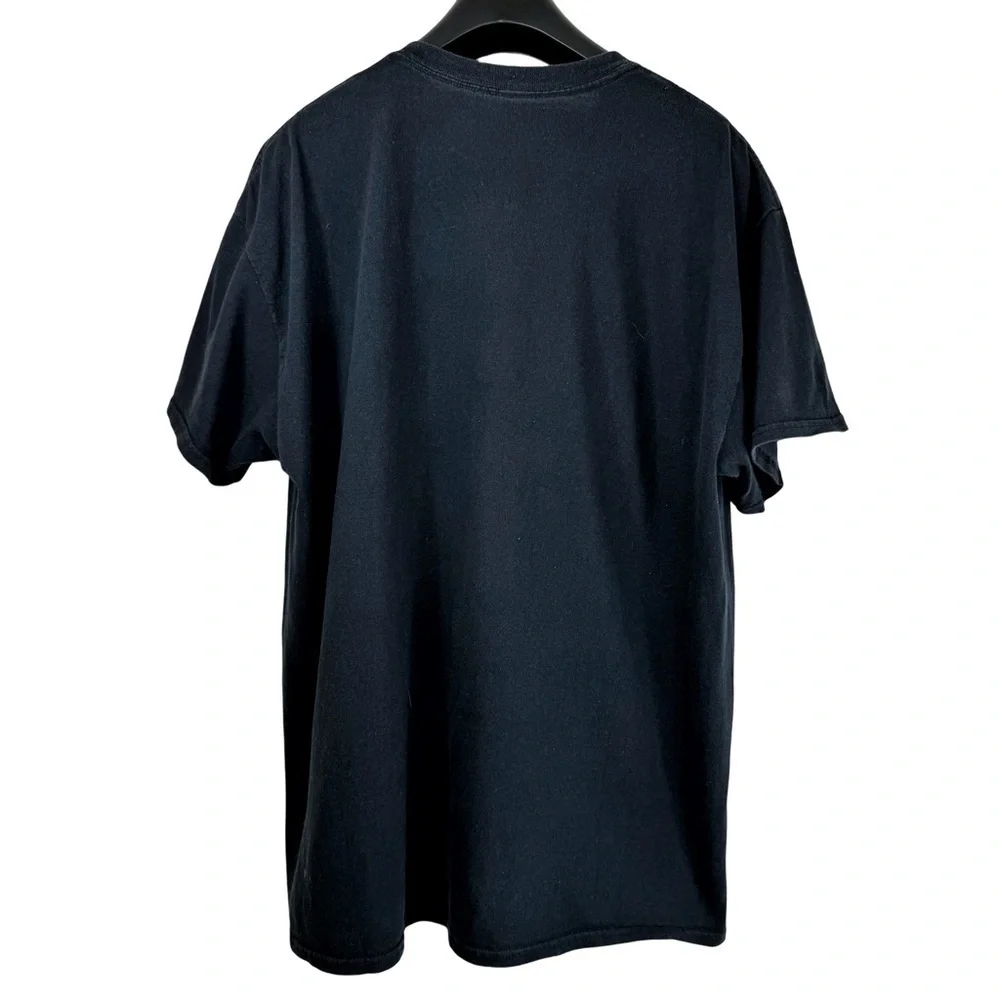 NARUTO SHIPPUDEN Men's Black Run Like A Ninja Anime Graphic T-Shirt Size XL